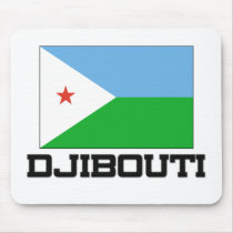 Djibouti Flag mousepads by tshirtshirts Djibouti Flag mousepads