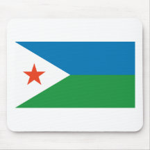 Djibouti Flag Mousepad
