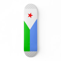 Djibouti Flag skateboards by coolcountry Djibouti Flag skateboards