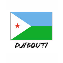 Djibouti Flag t-shirts by flagshirt Djibouti Flag t-shirts