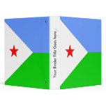 Djibouti High quality Flag 3 Ring Binder