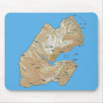 Djibouti Map Mousepad