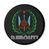 Djiboutian Emblem magnets by FlagStore Djiboutian Emblem magnets