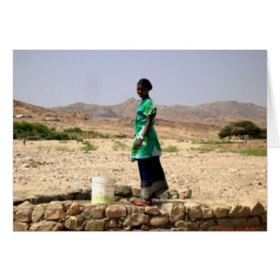 Djiboutian Woman Card by CrisIsaac