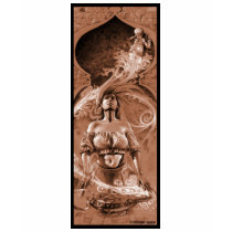 Djinn's Magic Lamp and Maiden t-shirts