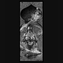 Djinn's Magic Lamp and Maiden t-shirts