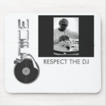 djjnice-logo-fullcolor, DJ J-Nice 124, RESPECT ... Mousepad