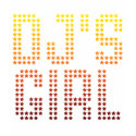 DJs Girl - Disc Jockey Girlfriend wife DJing Music t-shirts