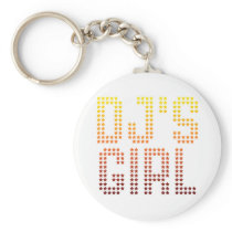 DJs Girl Key Chains