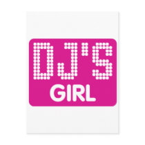Dj's Girl postcards by HandsomeDevil Dj's Girl postcards