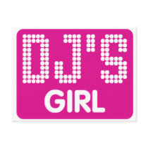 Dj's Girl postcards by HandsomeDevil Dj's Girl postcards
