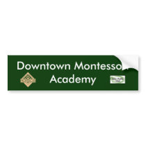 DMA Green Bumper Sticker bumper stickers