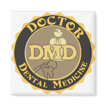 DMD DOCOTR OF DENTAL MEDICINE LOGO magnets by medicalpeople DMD DOCOTR OF DENTAL MEDICINE LOGO magnets