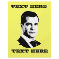 Dmitriy Medvedev flyers by Politicaltshirts Dmitriy Medvedev flyers