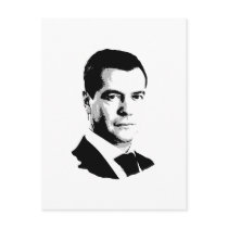 Dmitriy Medvedev postcards