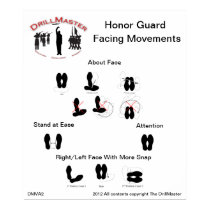 DMVA2 Honor Guard Facing Movements posters