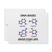 DNA Bases Basis For Life (Chemistry Molecules) Personalized Invite