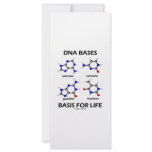 DNA Bases Basis For Life (Chemistry Molecules) rack cards