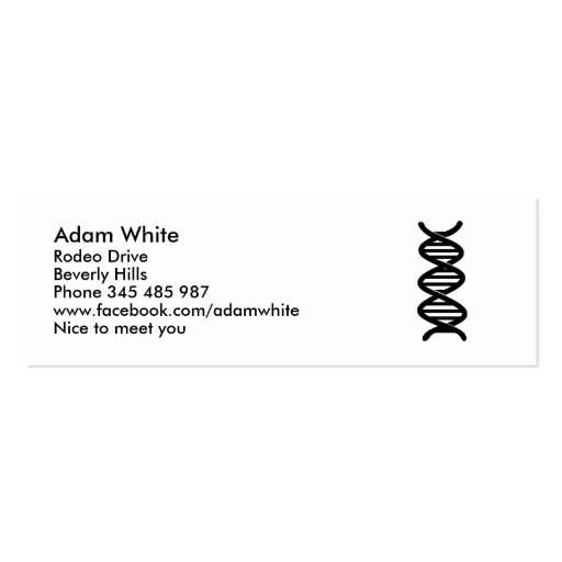 DNA BUSINESS CARDS (front side)
