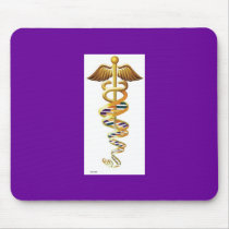 DNA caduceus mousepads