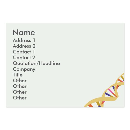 DNA - Chubby Business Card