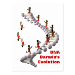 DNA Darwin's Evolution Postcard