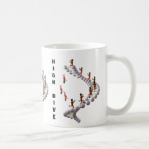 DNA Evolution High Dive Coffee Mugs