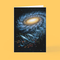 DNA Galaxy Card by lynettecook DNA Galaxy Card