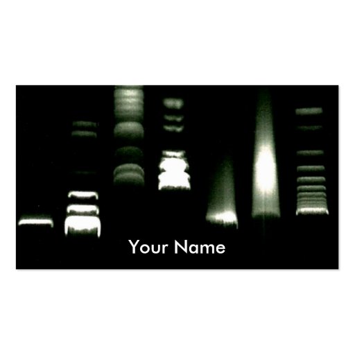 DNA Gel Electrophoresis Business Card (improved) (back side)