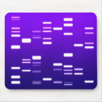 DNA Genetic Code Purple Mousepads