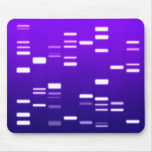 DNA Genetic Code Purple Mousepads