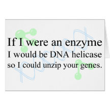 "DNA Helicase" Greeting Cards