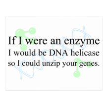 "DNA Helicase" Post Card