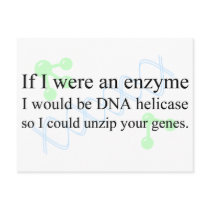 "DNA Helicase" Post Card