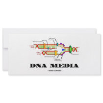 DNA Media rack cards by wordsunwords DNA Media rack cards