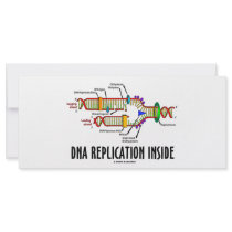 DNA Replication Inside (DNA Attitude) Rack Card Design