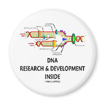 DNA Research & Development Inside Fridge Magnet