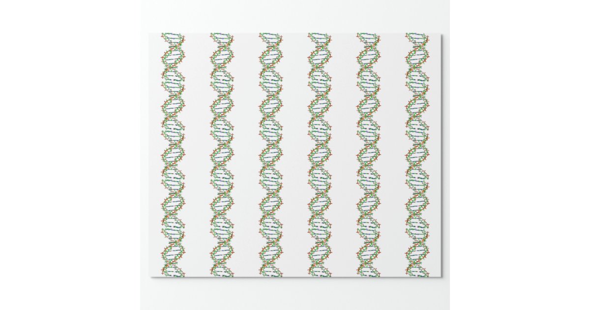 DNA science/scientist/biology Wrapping Paper Zazzle