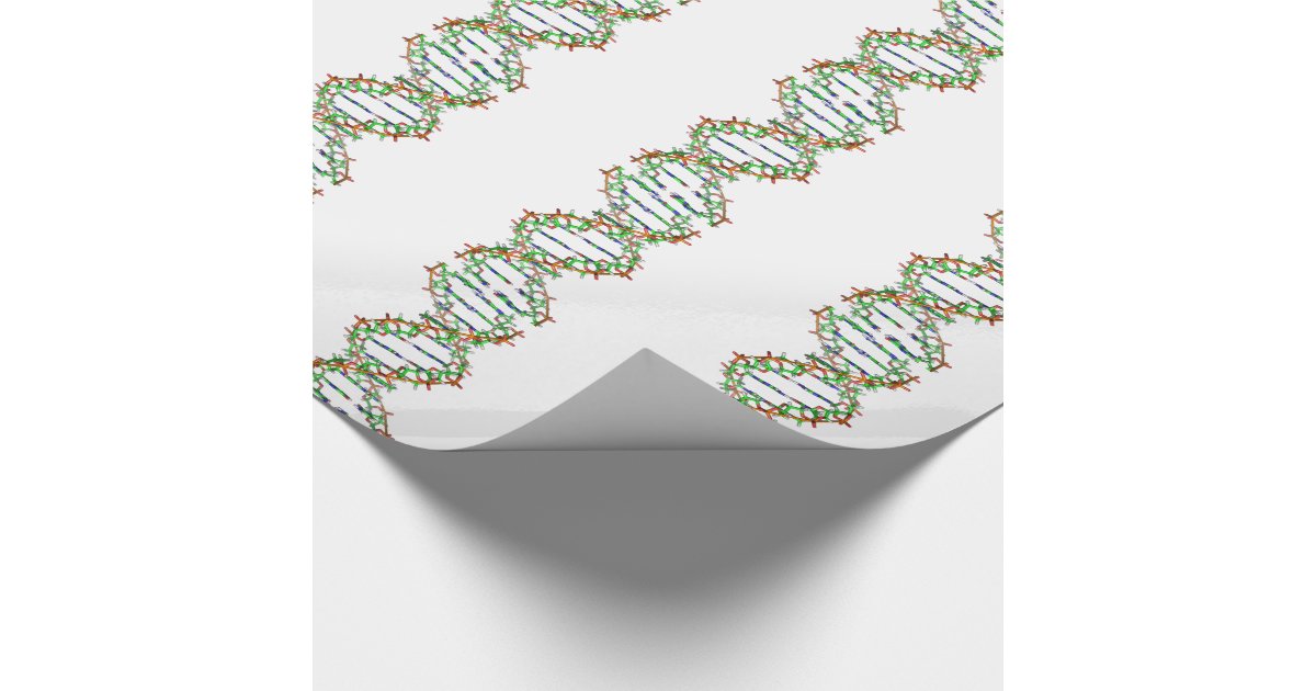 DNA science/scientist/biology Wrapping Paper Zazzle