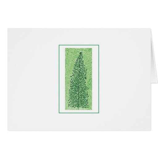 DNA Transcription Tree holiday catd Card