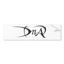 Dna tribal Bumper sticker bumper stickers by dnaband Dna tribal Bumper sticker bumper stickers