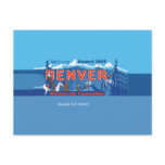DNC Denver Colorado Postcard
