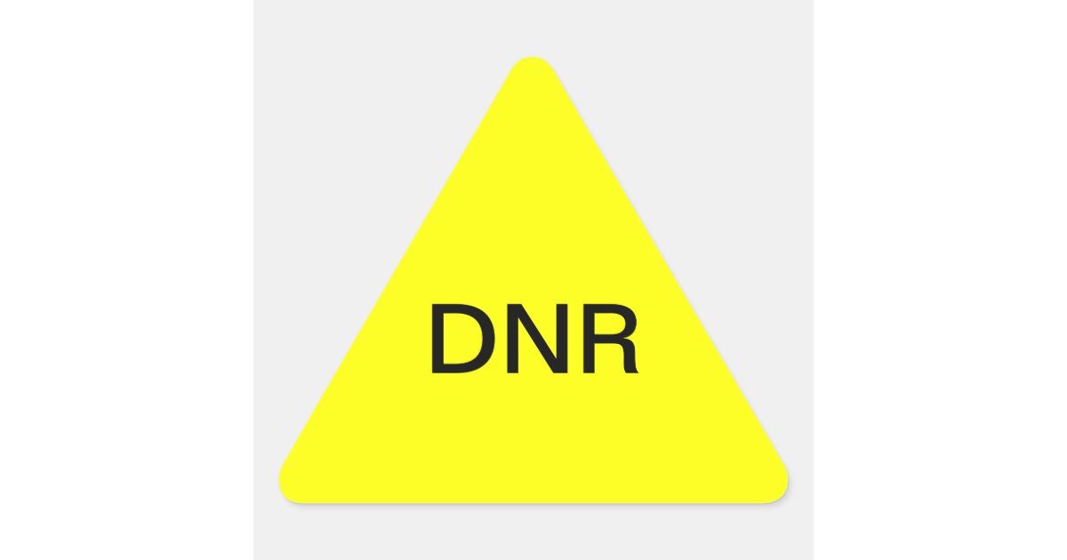 dnr medical chart label triangle sticker zazzle year stickers for medical charts