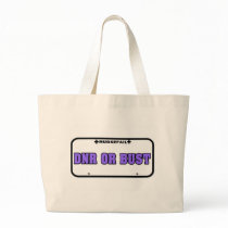 DNR or Bust License Plate Bag
