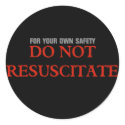 DNR stickers