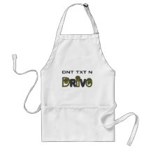 DNT TXT N DRIVE Apron