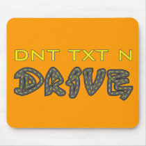 DNT TXT N Drive Mousepad by Sensato DNT TXT N Drive Mousepad