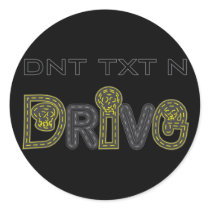 DNT TXT N DRIVE Sticker by Sensato DNT TXT N DRIVE Sticker