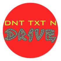 DNT TXT N DRIVE Sticker by Sensato DNT TXT N DRIVE Sticker