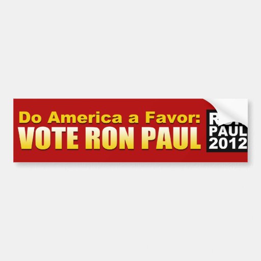Do America a Favor Bumper Sticker